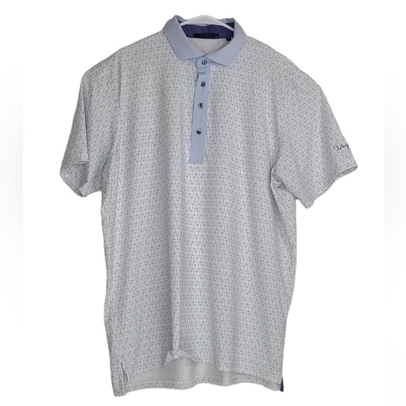 Greyson Shirts Greyson Golf Polo Shirt Stretch Palm Tree Vaquero